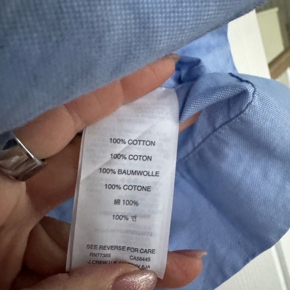 J. Crew Drawstring/cinch waist blouse size Medium - Picture 5 of 7